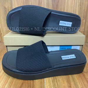 STEVE MADDEN Women's Jolee Platform Sandals, Black